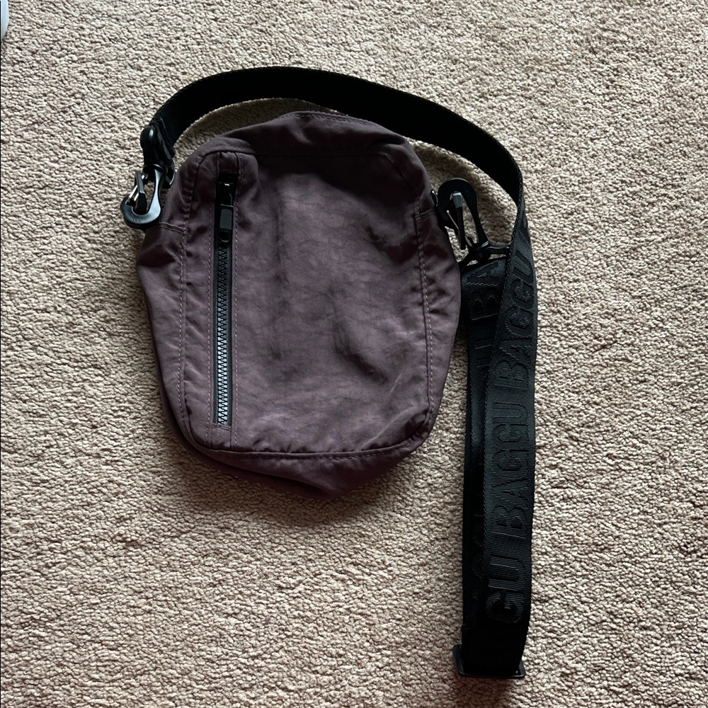 BAGGU Dark Brown Crossbody Bag